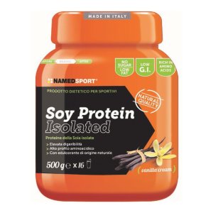 Soy Protein Isolate Vanilla 500 grammi – Proteine di Soia Isolate in Polvere Gusto Vaniglia