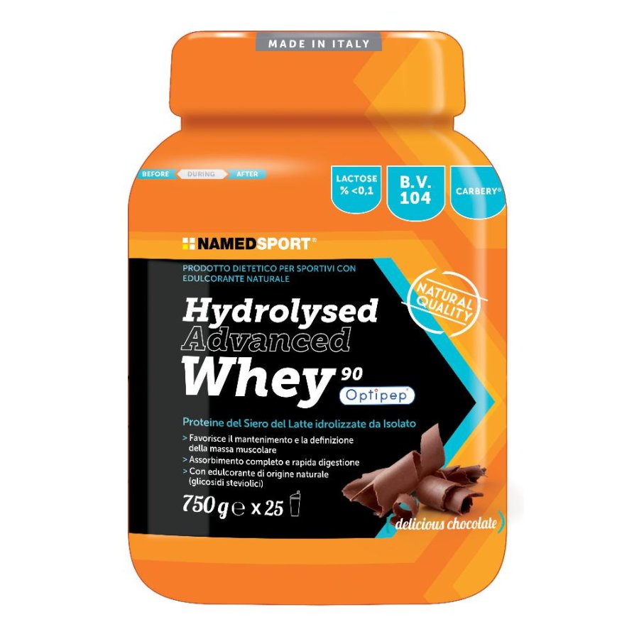 Hydrolysed Advanced Whey Delicious Chocolate Barattolo Polvere Orale 750 G Hydrolysed Advanced Whey Delicious Chocolate Barattolo Polvere Orale 750 G