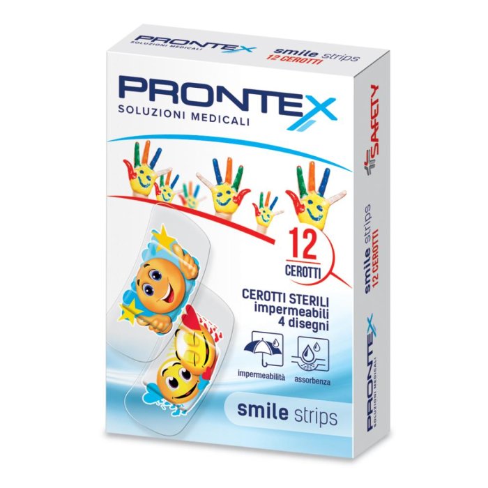 Prontex Smile Strips Cerotto Sterile per Bambini 12 cerotti