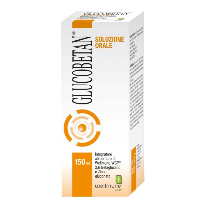 Natural Bradel Glucobetan Soluzione Orale Integratore Alimentare 150 ml