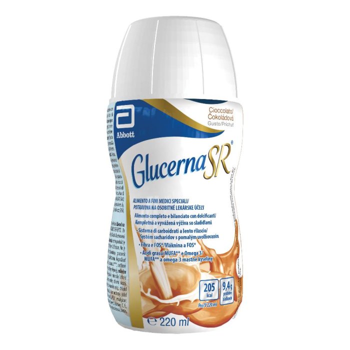 Abbott Glucerna SR con FOS 220 ml Gusto Cioccolato