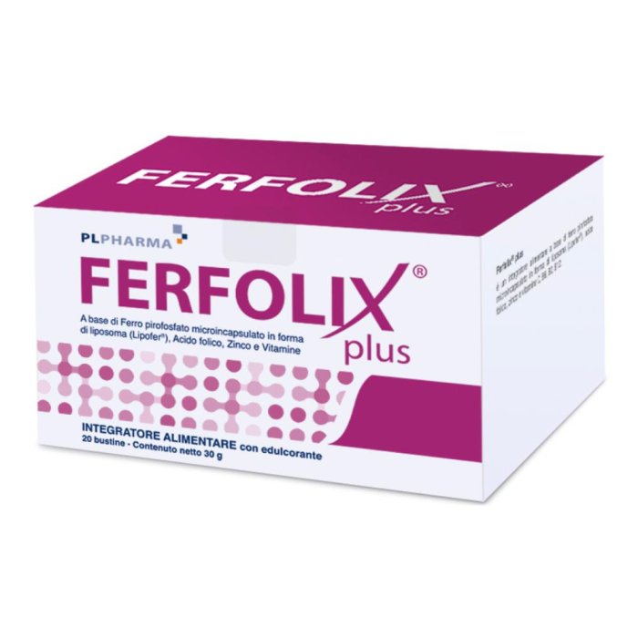 Pl Pharma Ferfolix Plus 20 Bustine