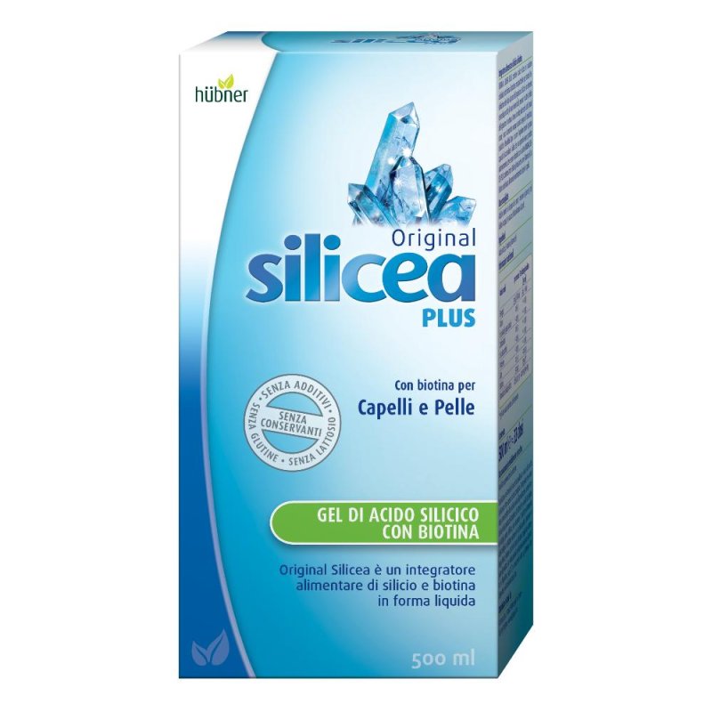 HUBNER Origin Silic Plus 500 Millilitri Integratore di Silicio per Ossa Pelle Capelli e Unghie Supporto Tessuto Connettivo e Benessere Fisico bmi