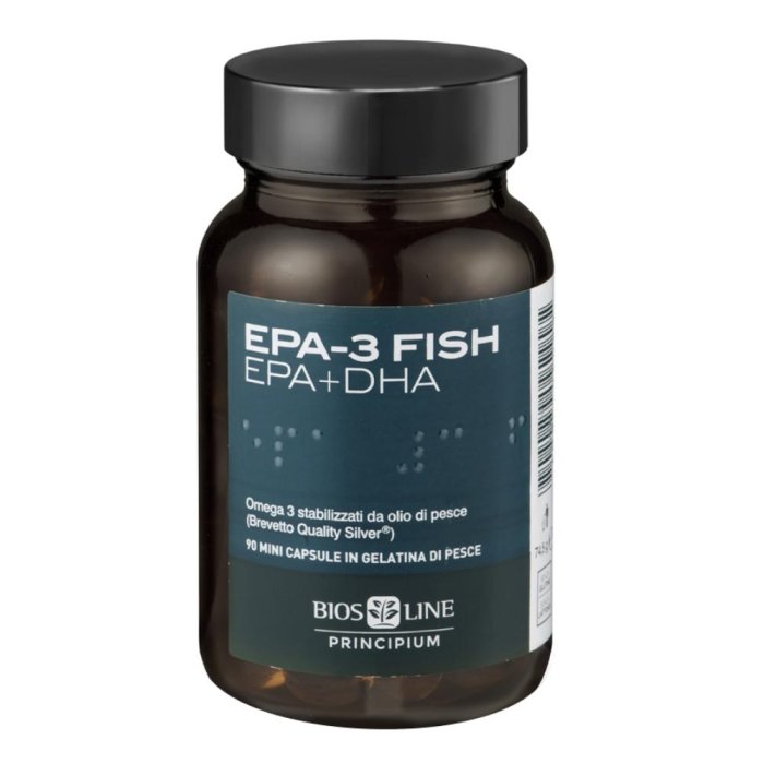 Bios Line  Colesterolo Principium EPA-3 Fish Integratore 90 Capsule