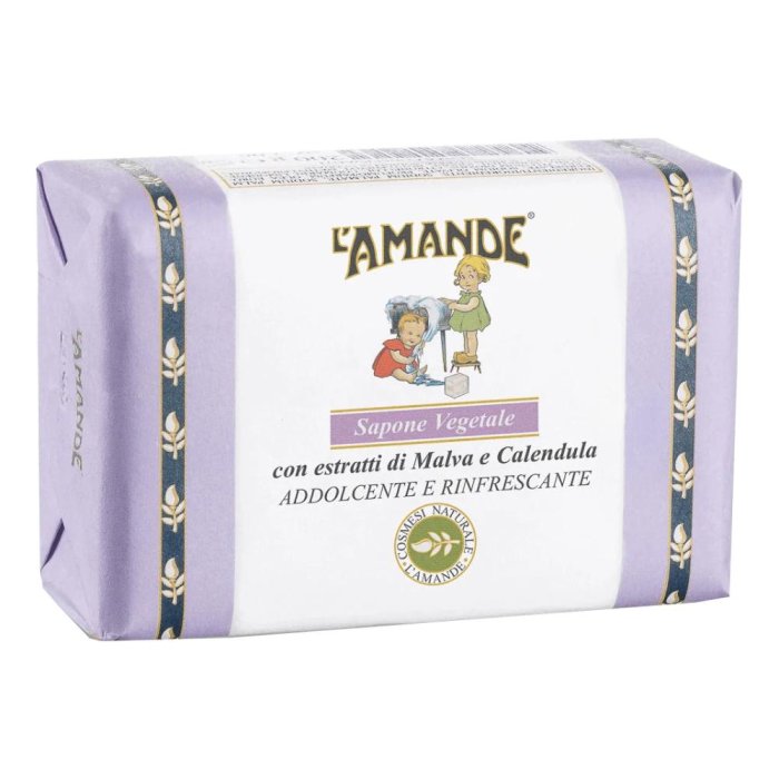 L'Amande Marseille - Sapone Vegetale Malva E Calendula 200g