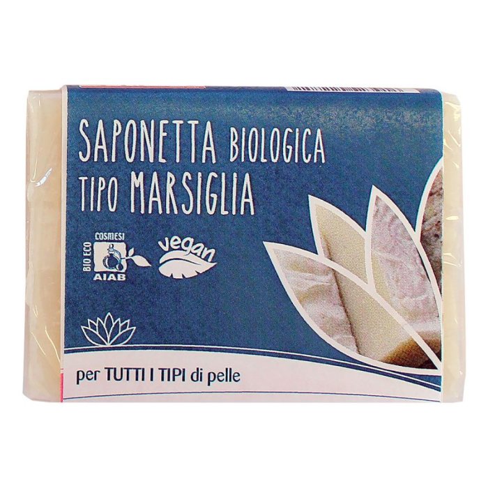 Saponetta Biologica Marsiglia Per Tutti I Tipi Di Pelle 100 g