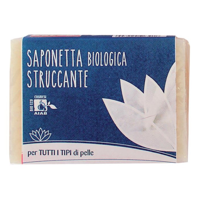 Fior Di Loto- Saponetta Biologica Struccante Al Latte 100g