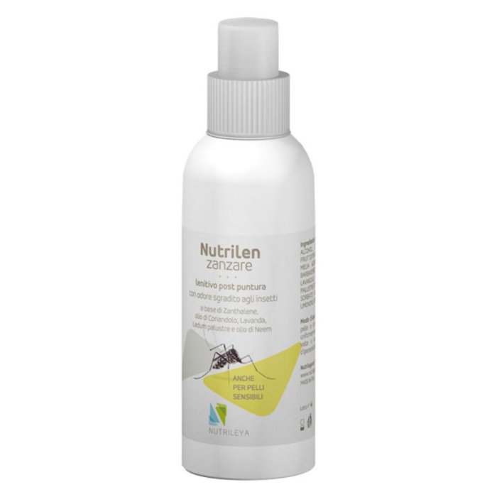 Nutrilen Zanzare spray 100 ml - spray lenitivo post puntura con odore sgradito agli insetti