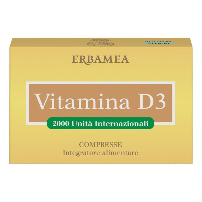 Erbamea Vitamina D3 Integratore Alimentare, 90 Compresse