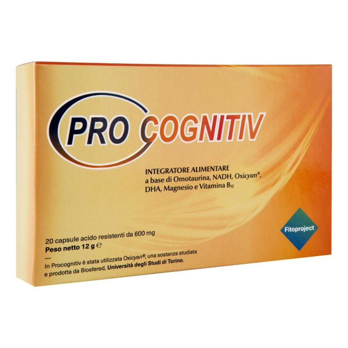 Fitoproject Pro Cognitiv Integratore Alimentare 20 Capsule
