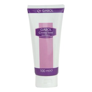 Gabol crema base multiuso 100 ml crema base idratante per viso e corpo