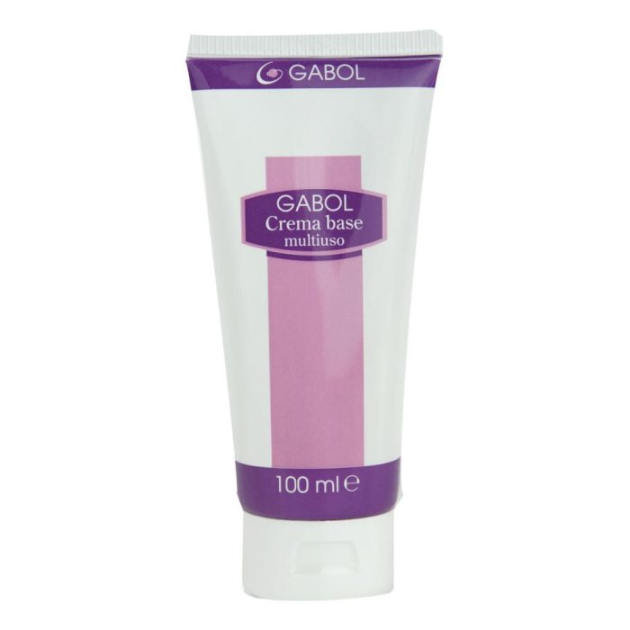 Gabol crema base multiuso 100 ml crema base idratante per viso e corpo