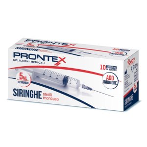 Safety Siringa Prontex 5 Ml Ago Ind 10 Pezzi