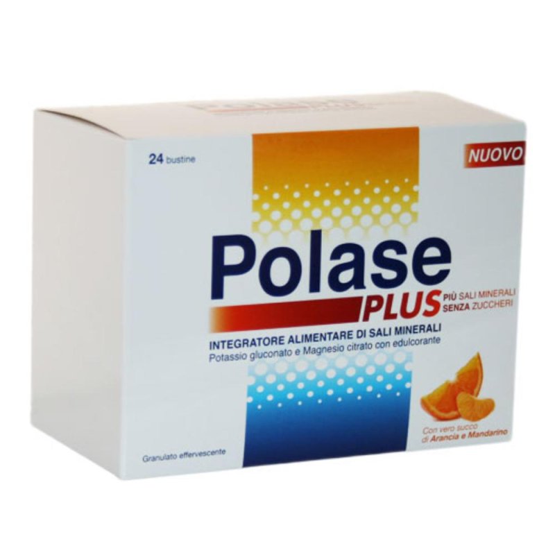 Polase Sali Minerali Plus Integratore Senza Zucchero 24 Bustine Arancia