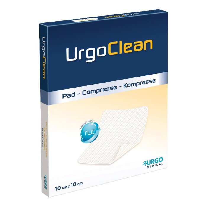 UrgoClean 10 x 10 cm 10 pezzi - medicazione avanzata per ferite con tecnologia UrgoClean