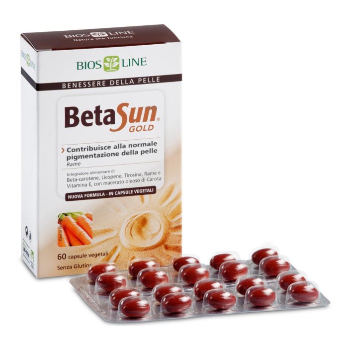 Bios Line  Solare Beta Sun Anti-Ossidante Integratore Alimentare 60 Capsule
