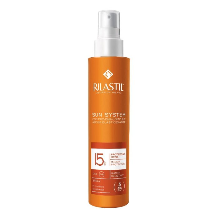 Rilastil  Sun SPF15 System PPT Spray Corpo Protezione Solare Media