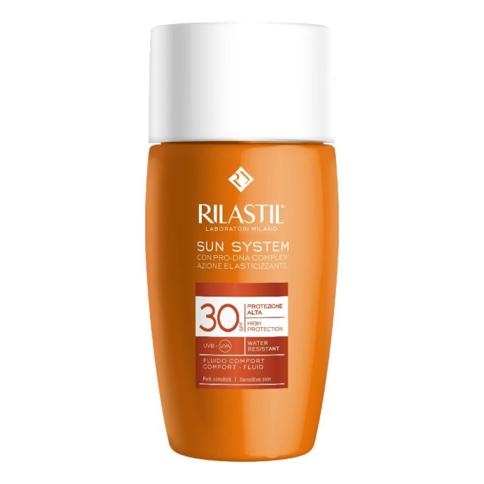 Rilastil  Sun System PPT SPF30 Protezione Solare Alta Fluido Comfort Viso