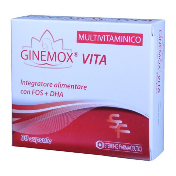 Ginemox Vita 30 Capsule Integratore per il Benessere Intimo Femminile e le Difese Naturali