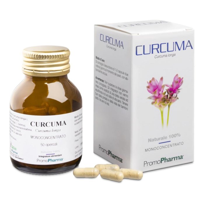 Promopharma Monoconcentrato - Curcuma Naturale 100% 50 capsule
