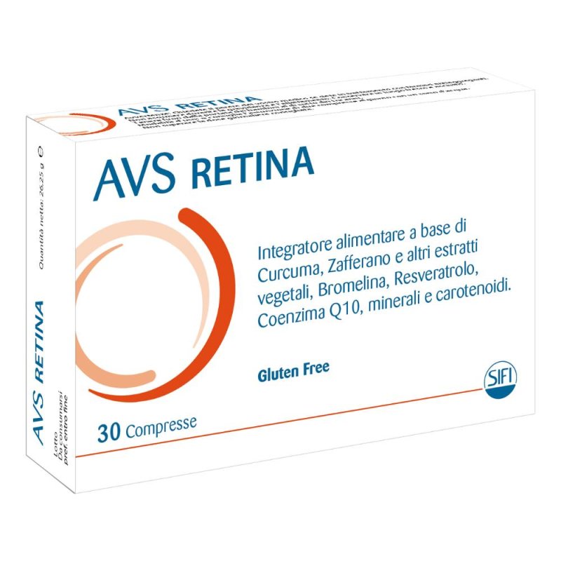 SIFI  Salute Benessere Occhi AVS Retina Integratore Alimentare 30 Compresse