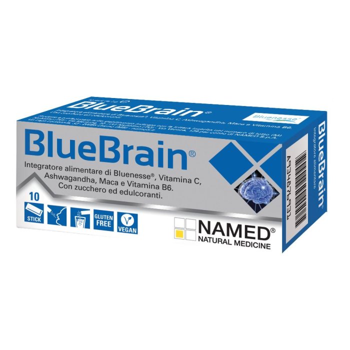 Named  Benessere Mentale Blue Brain Integratore Alimentare 10 Buste