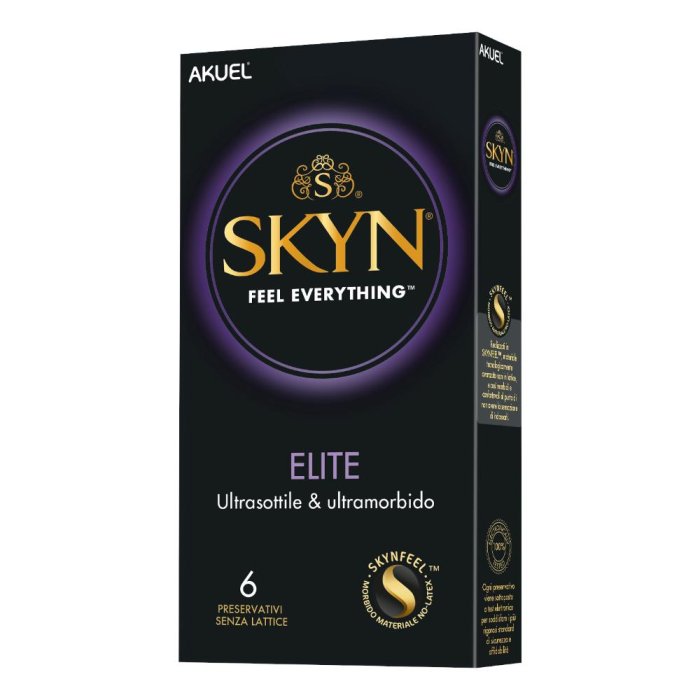 SKYN Elite preservativi ultrasottili 53 mm - Confezione 6 pezzi 