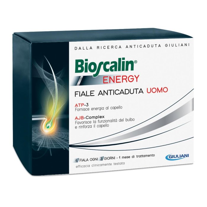 Bioscalin Capelli Uomo Energy R-Plus Anticaduta Trattamento 10 Fiale