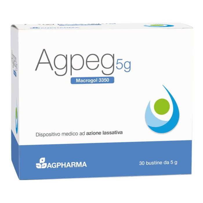 Agpeg Macrogol 3350 30 Bustine 5 g
