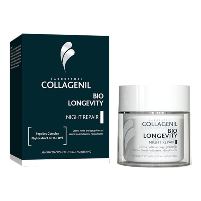 Collagenil  Bio Longevity Night Repair Crema Notte Rivitalizzante Nutriente 50ml