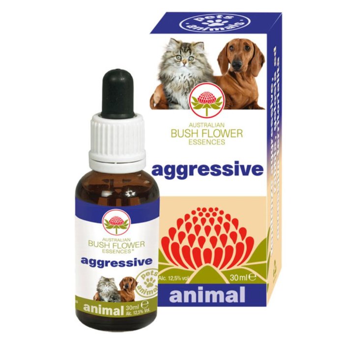 Australian Bush Flower Essences Aggressive Essenza per Animali 30 ml