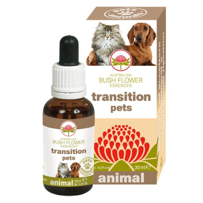 Transition Pets 30 ml - essenza floreale per animali in fase di cambiamento