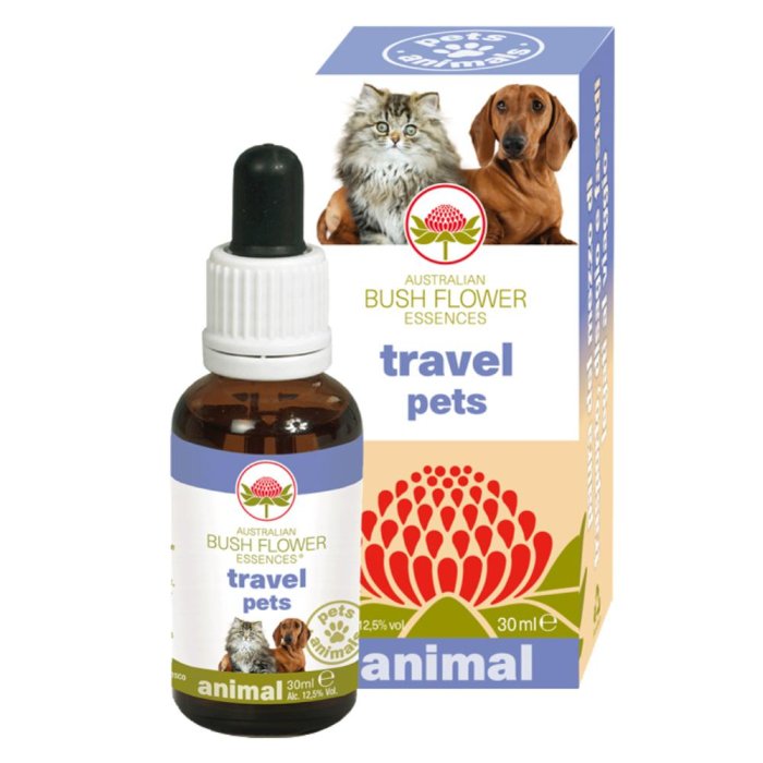 Travel Pets Bush 30 millilitri – Rimedio Naturale per Animali Domestici in Viaggio e Trasporto