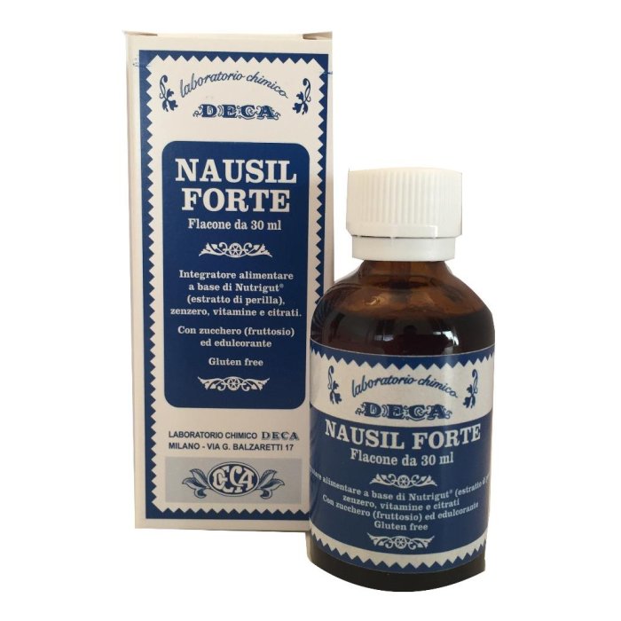 Nausil Forte 30 ml gocce - integratore con zenzero e vitamine per la nausea e digestione