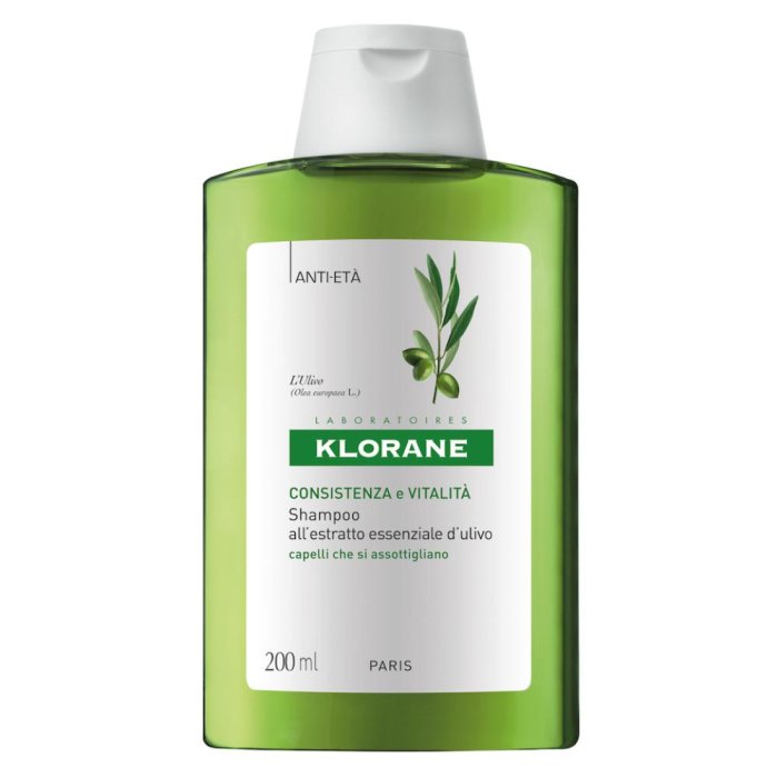 Klorane Capelli Ulivo Shampoo Anti-Età Nutriente Rivitalizzante 200 ml