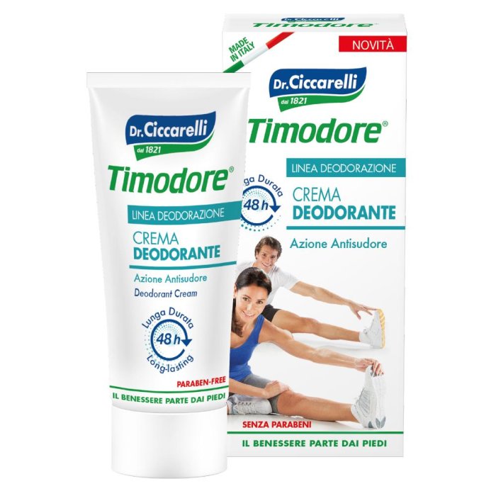 Ciccarelli Timodore Crema Deodorante 48h Azione Antisudore 50 ml