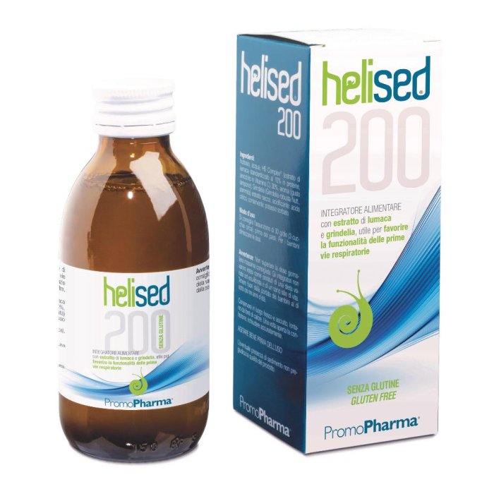 PromoPharma Helised 200 Integratore Alimentare Sciroppo Bava Lumaca 150 ml