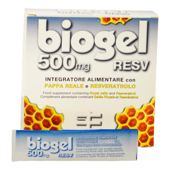 BIOGEL RESV 500MG 15BUST