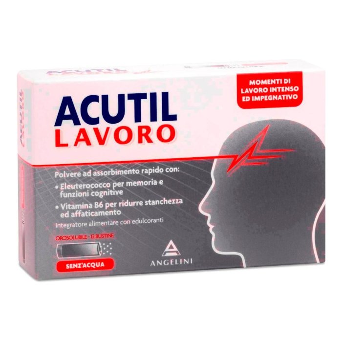 Acutil  Lavoro Integratore Alimentare 12 Bustine Oro
