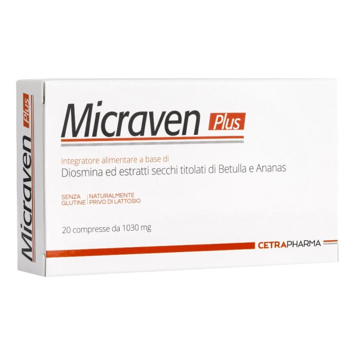 Cetra Pharma Micraven Plus 20 Compresse Da 1030 Mg