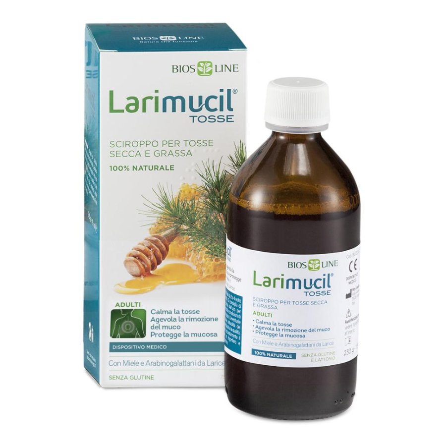 Bios Line Larimucil Tosse Adulti Sciroppo Tosse Secca E Grassa 175ml