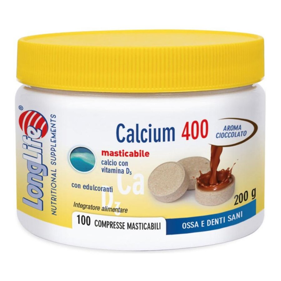LONGLIFE CALCIUM CACAO 100Cpr LONGLIFE CALCIUM CACAO 100Cpr