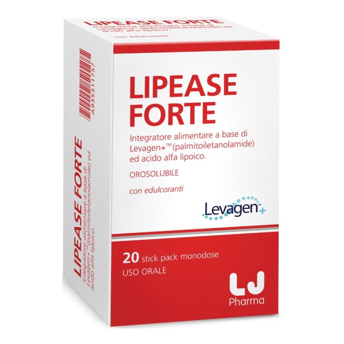 Lj Pharma Lipease Forte Integratore Alimentare 20 Bustine Orosolubili