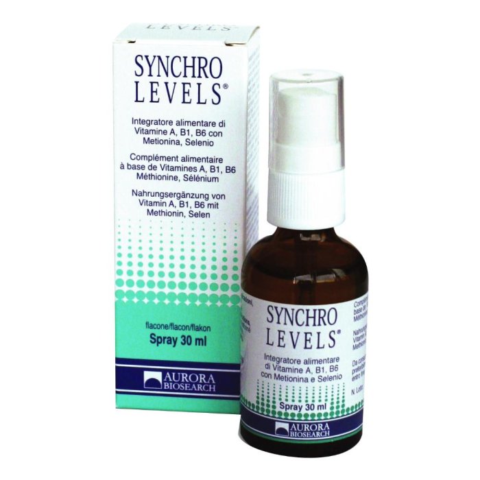 Synchro Levels spray 30 ml: integratore orale di vitamine e minerali con assorbimento sublinguale