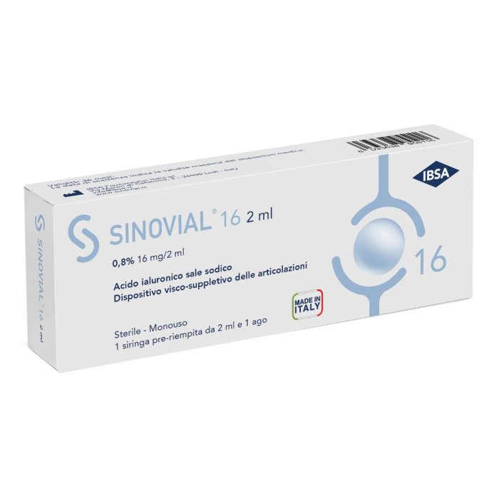 Sinovial siringa 0,8% 2 ml acido ialuronico intra-articolare