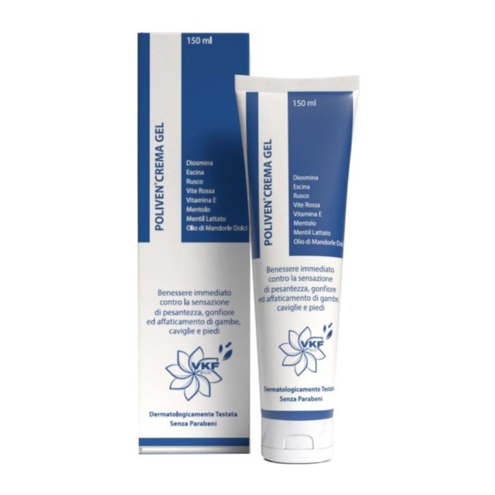 Poliven crema gel 150 ml - crema gel per gambe pesanti e microcircolo