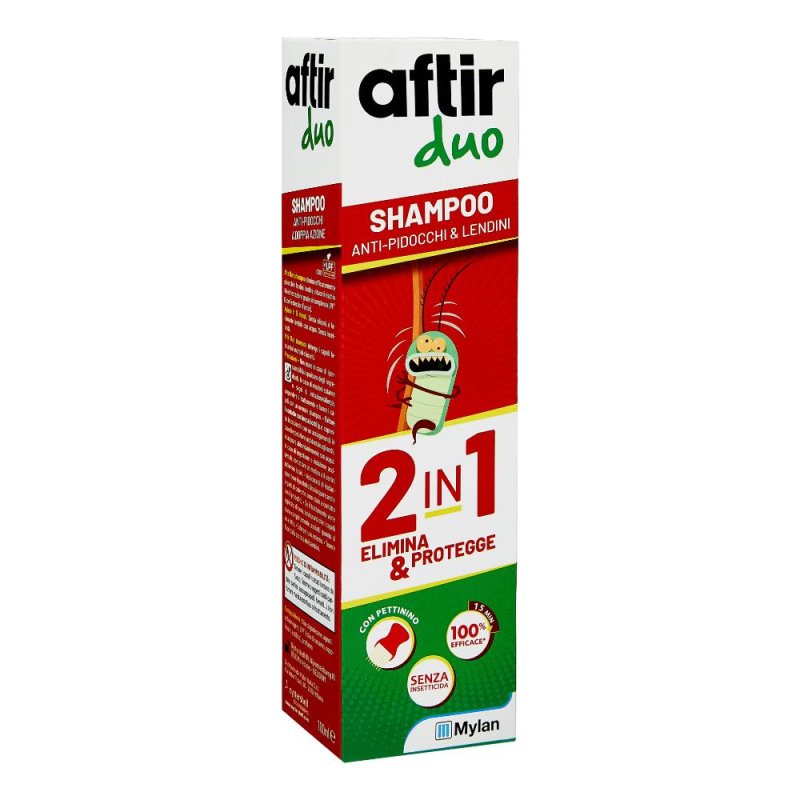 Meda Aftir Duo Shampoo Doppia Azione Anti pidocchi  100 ml