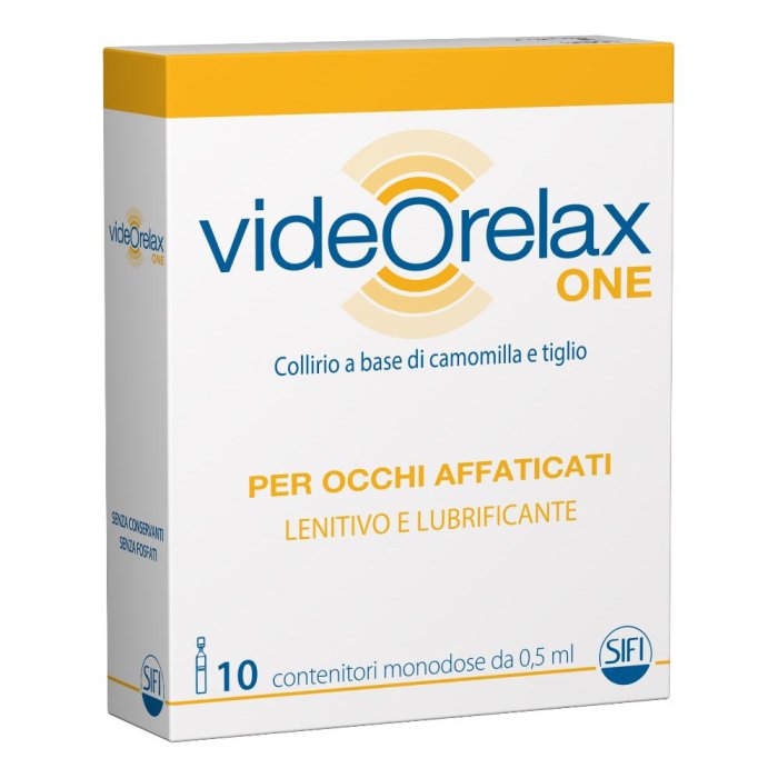 Sifi Videorelax Occhi Affaticati Lenitivo 0,5ml 10 Monodose