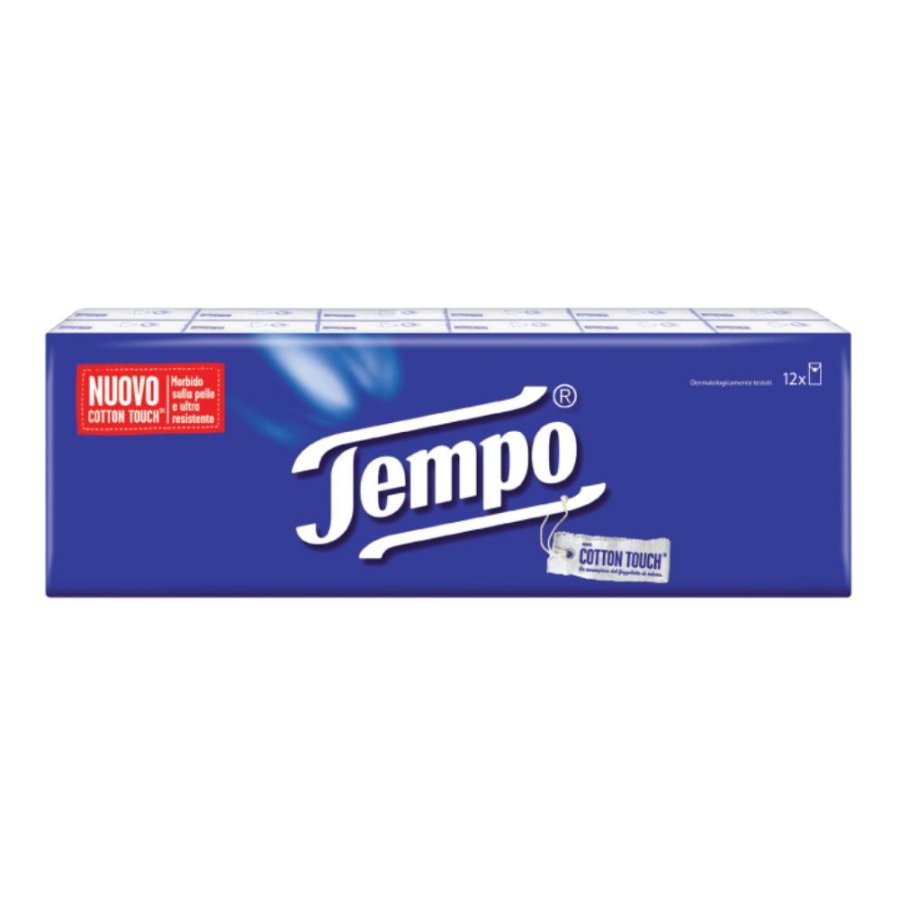 Tempo fazzoletti 12 pacchetti 9 pezzi Tempo fazzoletti 12 pacchetti 9 pezzi