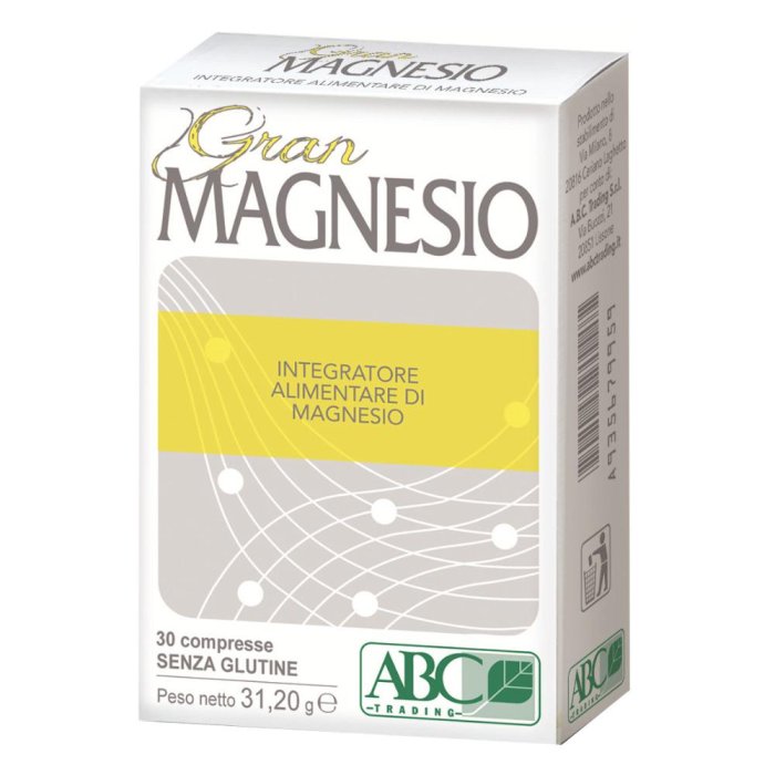 ESI Gran Magnesio Integratore Alimentare di Magnesio 375 mg 30 Compresse